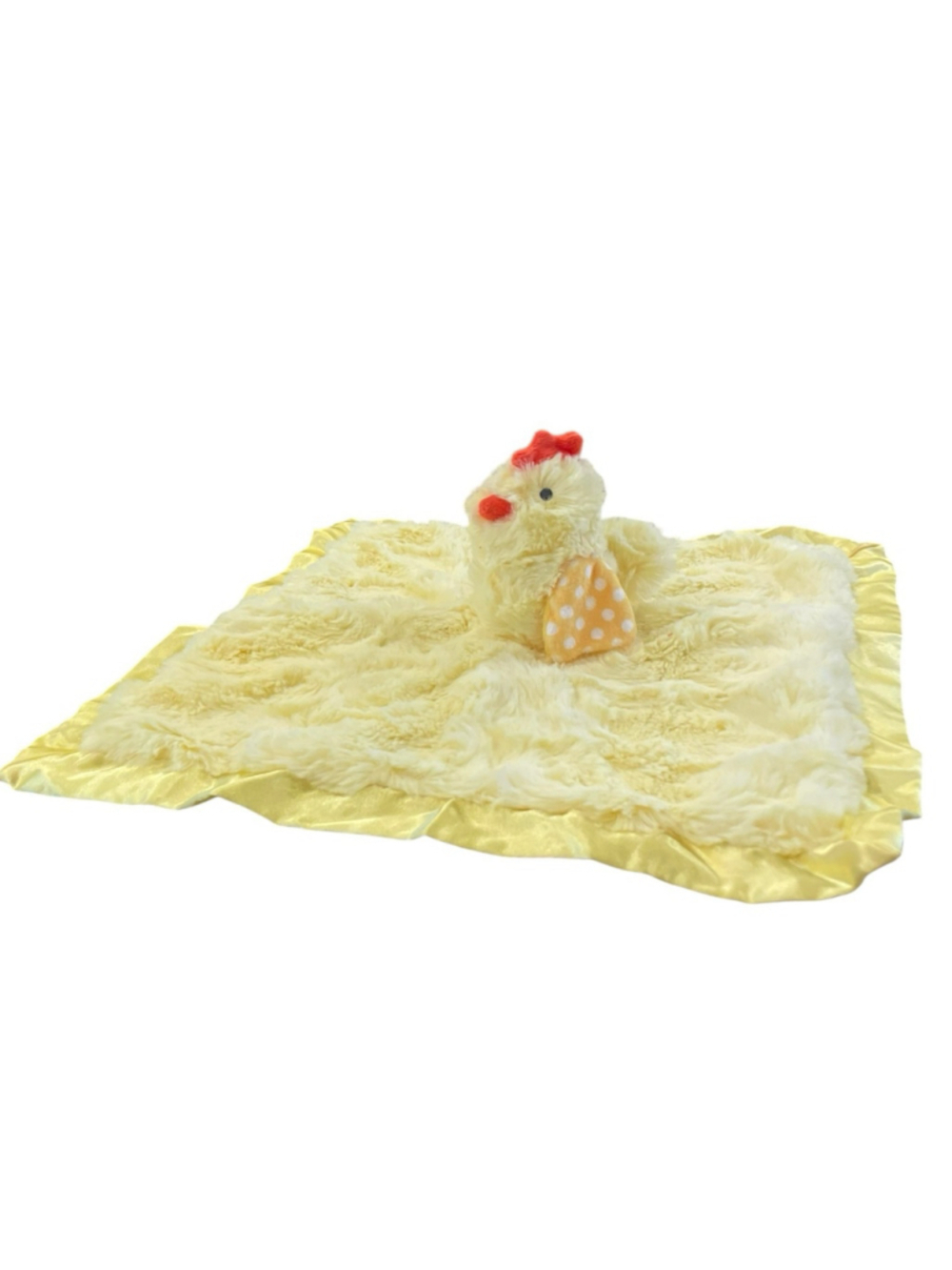 Cloud Island Plush Chicken Lovey Satin Back Crinkle Wings Security Blanket 14" - Picture 5 of 16